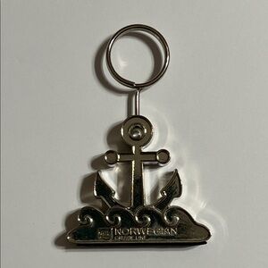 Silver Norwegian Cruise Line Anchor Card or Picture Holder